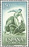 Spain 1960 Bullfighting 1,40 Ptas Green & Blue Edifil 1263